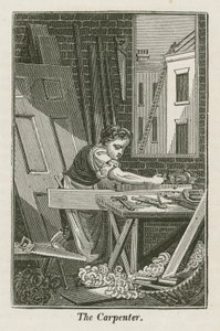 Tømreren (gravering) af English School