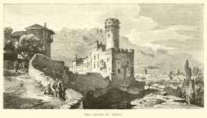 The Castle of Trent  af English School