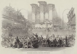 Chartistkonventionen, John-Street, Fitzroy-Square (gravering) af English School