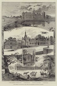 Chateau de Chantilly, nær Paris, residensen for Duc d