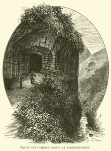 The Cheese grotto at Bertrich-Baden  af English School