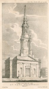 The Church of St Paul, Shadwell, London af English School