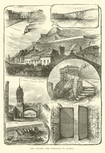Citadellet og voldene i Quebec af English School