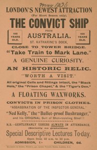 The Convict Ship fra Australien af English School