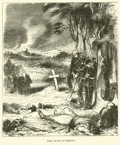 Dødens kors, september 1870 af English School