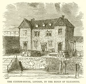 Toldhuset, London, under Elizabeths regeringstid