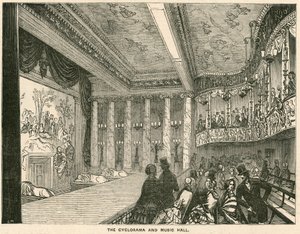 Cyclorama and Music Hall ved Colosseum, London af English School