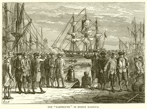 Dartmouth i Boston Harbor af English School