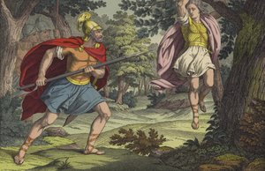 Absaloms død af English School