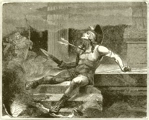 Alcibiades død af English School