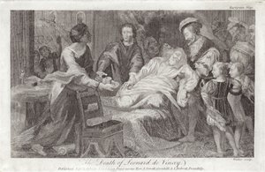 Leonardo da Vincis død af English School