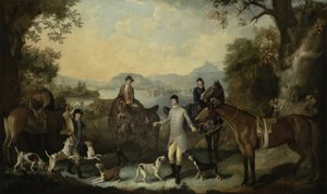 Harens død, c.1760-70 af English School
