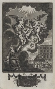 Kongens død (gravering) af English School