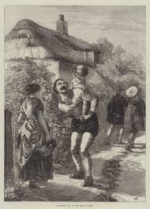 Derbydagen, på vej til Epsom (gravering) af English School