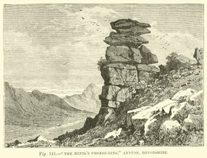 The Devils Cheese-Ring, Lynton, Devonshire af English School