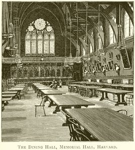 The Dining Hall, Memorial Hall, Harvard af English School