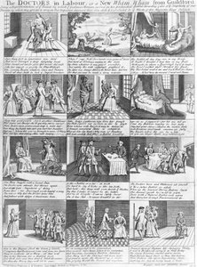 The Doctors in Labour, or a New Whim Wham fra Guildford, 1726 af English School