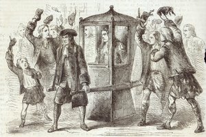 Hertugen af Hamilton på vej til det skotske parlamentsbygning af English School