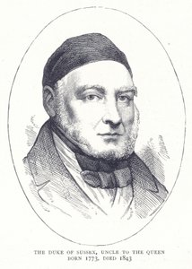 Hertugen af Sussex, onkel til dronningen født 1773, død 1843 af English School