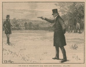 Hertugen af Wellingtons duel med Lord Winchilsea af English School
