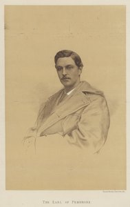 Jarlen af Pembroke (litho) af English School
