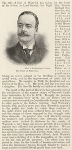 Jarlen af Warwick (gravering) af English School