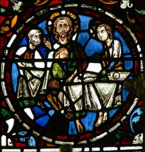 Østvinduet (Ew), der forestiller den sidste nadver af English School