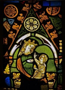 Das Ostfenster (Ew), Die Jungfrau und das Kind von English School