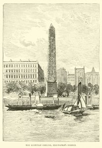 Den egyptiske obelisk, Cleopatras-nålen af English School