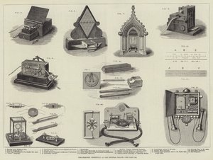 Den elektriske udstilling på Crystal Palace (gravering) af English School