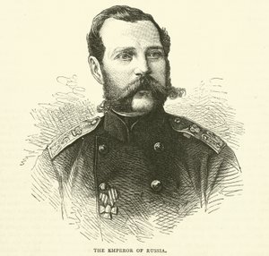 Ruslands kejser, november 1870 af English School