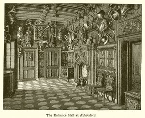 Indgangshallen i Abbotsford af English School