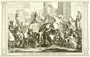 Alexanders indtog i Babylon af English School
