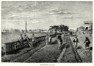 Esplanaden, Calcutta (kobberstik) af English School
