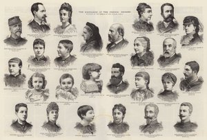 Udvisningen af de franske prinser (gravering) af English School