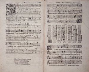 The First Booke of Songes or Ayres, af John Dowland (1563-1626) 1597 (tryk) af English School