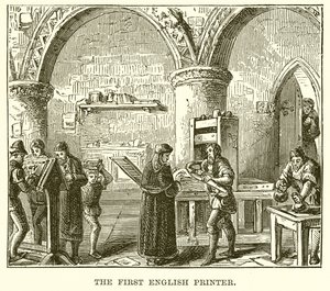 Den første engelske printer af English School
