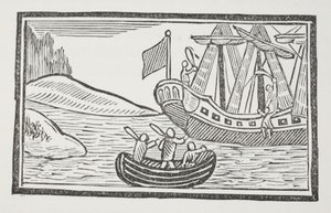 The Foreign Travels of Sir John Mandeville, illustration fra Chap-books of the Eighteenth Century af John Ashton, pub. 1882 af English School