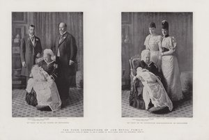 De fire generationer af vores kongelige familie af English School