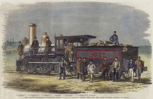 George Stephenson-lokomotivet bygget ved Hamilton af English School