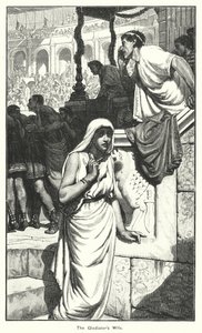 Gladiatorens hustru (kobberstik) af English School