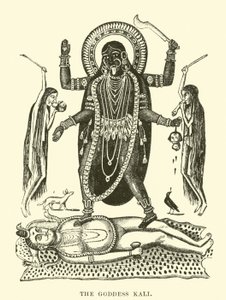 The Goddess Kali  af English School