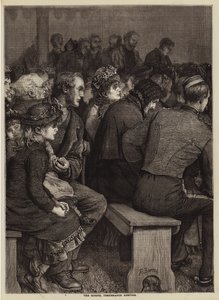 The Gospel Temperance Meeting (gravering) af English School