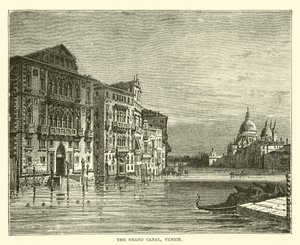 Canal Grande, Venedig af English School