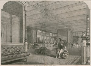 The Grand Saloon of the Great Eastern af English School