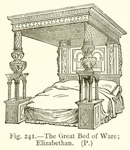 The Great Bed of War; Elizabethaner af English School
