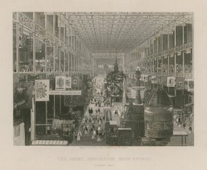 Den store udstilling, Main Avenue, kigger mod øst af English School