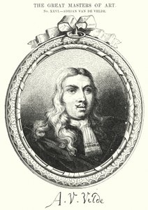 The Great Masters of Art, Adrian Van de Velde (gravering) af English School
