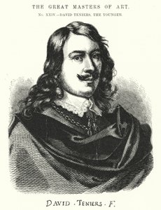 Kunstens store mestre, David Teniers, den yngre (kobberstik) af English School