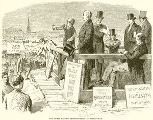 Den store reformdemonstration i Birmingham af English School